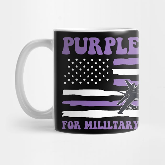 Groovy Purple Up For Military Kids Military Child Month by Zimmermanr Liame